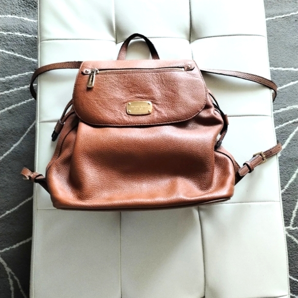 Michael Kors Pebbled Leather Back pack Bag - Picture 9 of 16